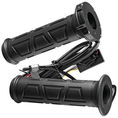 ΧΕΡΟΥΛΙΑ MOTO ΘΕΡΜΑΙΝΟΜΕΝΑ 12V HEATED GRIPS EASY ΜΑΥΡΑ 4 ΕΠΙΠΕΔΩΝ ΘΕΡΜΑΝΣΗΣ LAMPA - 2 ΤΕΜ.