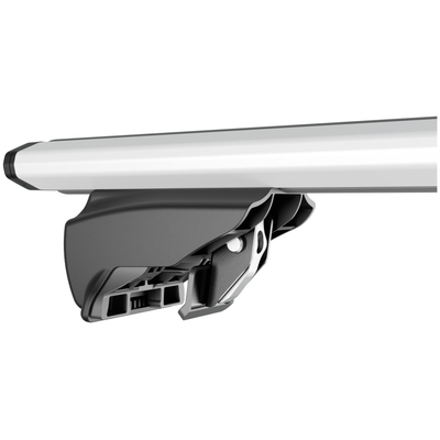 ΜΠΑΡΕΣ ΟΡΟΦΗΣ ΑΛΟΥΜΙΝΙΟΥ BLADE L SILVER 127cm ΜΕ ΑΚΡΑ GAMMA FLAT ΓΙΑ FLUSH / STANDARD RAILS MENABO - 2 ΤΕΜ.
