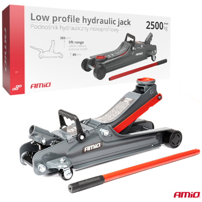 ΓΡΥΛΟΣ ΥΔΡΑΥΛΙΚΟΣ ΜΕ ΡΟΔΕΣ 2.000KG (ΥΨΟΣ 85-375mm) AMIO - 1 Τεμ.