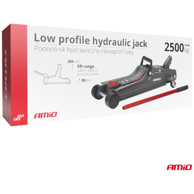 ΓΡΥΛΟΣ ΥΔΡΑΥΛΙΚΟΣ ΜΕ ΡΟΔΕΣ 2.000KG (ΥΨΟΣ 85-375mm) AMIO - 1 Τεμ.