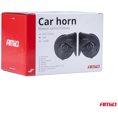 ΚΟΡΝΑ 12V 110db 2 ΤΟΝΩΝ 410Hz και 510Hz ΑΜΙΟ - 2 ΤΕΜ.