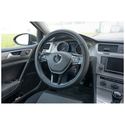 ΚΑΛΥΜΜΑ ΤΙΜΟΝΙΟΥ 35-37CM ΔΕΡΜΑ SKEENTEX ΜΑΥΡΟ CLASSIC PREMIUM GRAN PREE LAMPA - 1 ΤΕΜ.