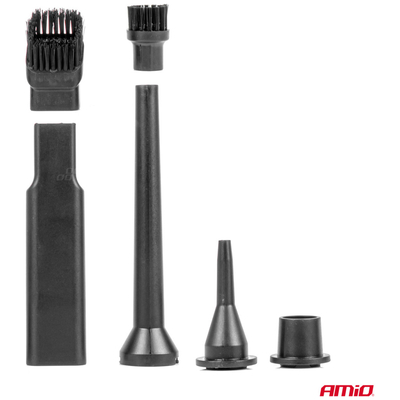 ΗΛΕΚΤΡΙΚΟ ΣΚΟΥΠΑΚΙ ΧΕΙΡΟΣ ΑΣΥΡΜΑΤΟ 40W ΜΕ 6 ΕΞΑΡΤΗΜΑΤΑ ΚΑΘΑΡΙΣΜΟΥ ΚΑΙ ΚΑΛΩΔΙΟ USB-C 7.4V 20min AMIO - 1 Τεμ.