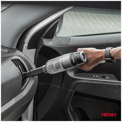 ΗΛΕΚΤΡΙΚΟ ΣΚΟΥΠΑΚΙ ΧΕΙΡΟΣ ΑΣΥΡΜΑΤΟ 40W ΜΕ 6 ΕΞΑΡΤΗΜΑΤΑ ΚΑΘΑΡΙΣΜΟΥ ΚΑΙ ΚΑΛΩΔΙΟ USB-C 7.4V 20min AMIO - 1 Τεμ.