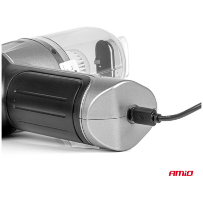 ΗΛΕΚΤΡΙΚΟ ΣΚΟΥΠΑΚΙ ΧΕΙΡΟΣ ΑΣΥΡΜΑΤΟ 40W ΜΕ 6 ΕΞΑΡΤΗΜΑΤΑ ΚΑΘΑΡΙΣΜΟΥ ΚΑΙ ΚΑΛΩΔΙΟ USB-C 7.4V 20min AMIO - 1 Τεμ.