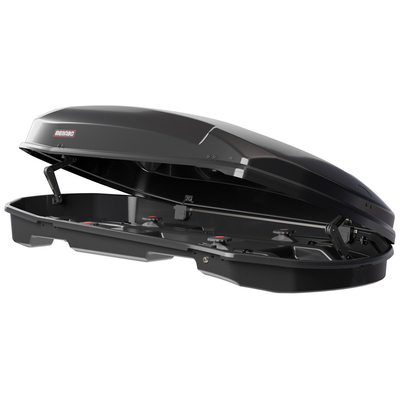 ΜΠΑΓΚΑΖΙΕΡΑ ΟΡΟΦΗΣ SATELLITE 600 DUO BLACK MΕ ΔΙΠΛΟ ΑΝΟΙΓΜΑ ΣΕ ΜΑΥΡΟ ΧΡΩΜΑ ΜΕ ΓΥΑΛΙΣΤΕΡΗ ΥΦΗ MENABO - 1 ΤΕΜ.