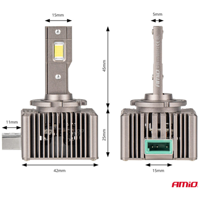 ΛΑΜΠΕΣ LED D3S 9>16V 70W 6.500K 8600lm (ΜΕ ΨΥΚΤΡΑ) XD SERIES ΑΜΙΟ - 2 ΤΕΜ.