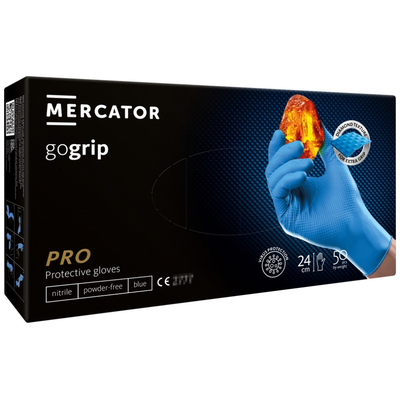 ΓΑΝΤΙΑ ΝΙΤΡΙΛΙΟΥ MERCATOR GOGRIP ΣΕ ΜΠΛΕ ΧΡΩΜΑ XLARGE (XL) ΑΜΙΟ - 50 ΤΕΜ.