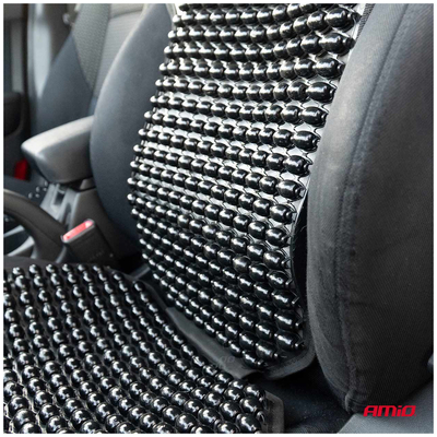 ΠΛΑΤΟΚΑΘΙΣΜΑ ΜΕ ΧΑΝΤΡΕΣ ΚΑΙ ΜΑΞΙΛΑΡΑΚΙ ΜΕΣΗΣ ΜΕ ΚΑΛΥΨΗ ΣΕ ΠΡΟΣΚΕΦΑΛΟ 126x44cm ΜΑΥΡΟ AMIO - 1 Τεμ.