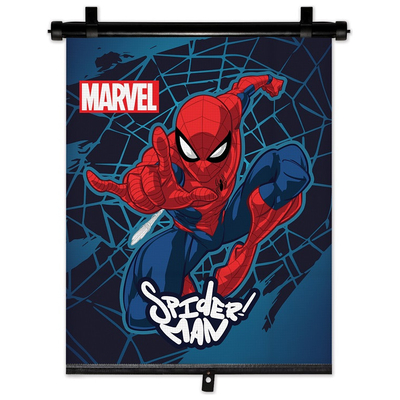 ΚΟΥΡΤΙΝΑΚΙ ΗΛΙΟΠΡΟΣΤΑΣΙΑΣ ΣΕ ΡΟΛΟ SPIDERMAN 36x45cm ΓΙΑ ΠΛΑΙΝΟ ΤΖΑΜΙ/ΠΙΣΩ ΠΑΡΜΠΡΙΖ AMIO - 1 Τεμ.