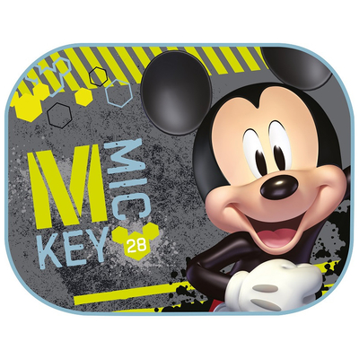 ΗΛΙΟΠΡΟΣΤΑΣΙΕΣ ΠΛΑΙΝΕΣ MICKEY ΜΕ ΒΕΝΤΟΥΖΑ 44x35cm AMIO - 2 Τεμ.