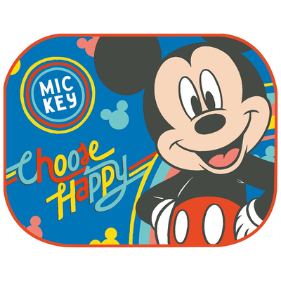 ΗΛΙΟΠΡΟΣΤΑΣΙΕΣ ΠΛΑΙΝΕΣ MINNIE & MICKEY ΜΕ ΒΕΝΤΟΥΖΑ 44x35cm AMIO - 2 Τεμ.