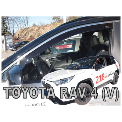 ΑΝΕΜΟΘΡΑΥΣΤΕΣ ΓΙΑ TOYOTA RAV 4 V 5D 2019+ ΖΕΥΓΑΡΙ ΑΠΟ ΕΥΚΑΜΠΤΟ ΦΙΜΕ ΠΛΑΣΤΙΚΟ HEKO - 2 ΤΕΜ.