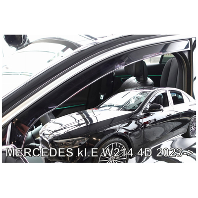 ΑΝΕΜΟΘΡΑΥΣΤΕΣ ΓΙΑ MERCEDES W214 4D 2023+ ΖΕΥΓΑΡΙ ΑΠΟ ΕΥΚΑΜΠΤΟ ΦΙΜΕ ΠΛΑΣΤΙΚΟ HEKO - 2 ΤΕΜ.