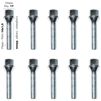 ΜΠΟΥΛΟΝΙΑ ΚΩΝΙΚΑ 14x1.5 40mm 10ΤΜΧ (17)