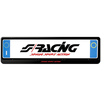 ΠΛΑΙΣΙΟ ΠΙΝΑΚΙΔΑΣ ΜΑΥΡΟ 53,5x14cm SIMONI RACING - 1 TEM