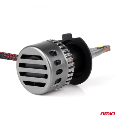 ΛΑΜΠΕΣ H7 9>16V 6.000K 5.400lm 60W K3 SERIES LED CAN-BUS(ΜΕ ΨΥΚΤΡΑ) AMIO - 2 Τεμ.