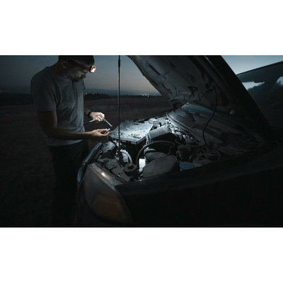 ΦΑΚΟΣ ΚΕΦΑΛΗΣ ΕΡΓΑΣΙΑΣ 120lm LED 3 ΛΕΙΤΟΥΡΓΙΩΝ ΜΕ 5 ΔΙΑΦΟΡΕΤΙΚΕΣ ΜΟΙΡΕΣ ΚΛΙΣΗΣ LAMPA -  1 Τεμ.