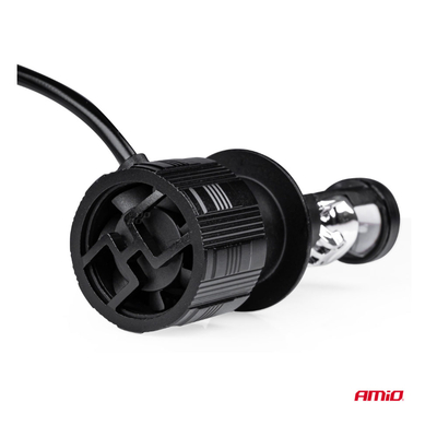 ΛΑΜΠΕΣ H7 PL-LENS SERIES 9>36V 60W 5.000K 3.800lm LED 2x4575 SMD CAN-BUS ΜΕ ΠΡΟΤΖΕΚΤΟΡΑ AMIO - 2 Τεμ.