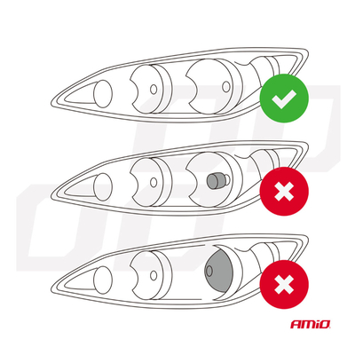 ΛΑΜΠΕΣ H7 PL-LENS SERIES 9>36V 60W 5.000K 3.800lm LED 2x4575 SMD CAN-BUS ΜΕ ΠΡΟΤΖΕΚΤΟΡΑ AMIO - 2 Τεμ.