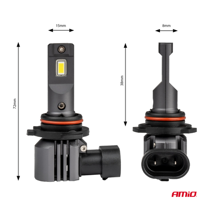 ΛΑΜΠΕΣ HB4 12V 44W 6.500K 3.936lm LED X4 SERIES AVIATOR PLUG & PLAY AMIO 2ΤΕΜ.