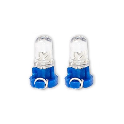 ΛΑΜΠΑΚΙΑ LED T3 12V LED 6.000K ΜΠΛΕ ΦΩΣ 8mm DGA - 2ΤΕΜ.