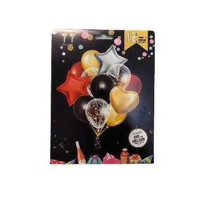 Σετ μπαλόνια party - 12pcs - 024117