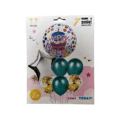 Σετ μπαλόνια party - 7pcs - 024100