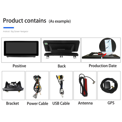 Ηχοσύστημα αυτοκινήτου 2DIN - Mercedes - E-Class - Android - 13'-15' - JA-1035