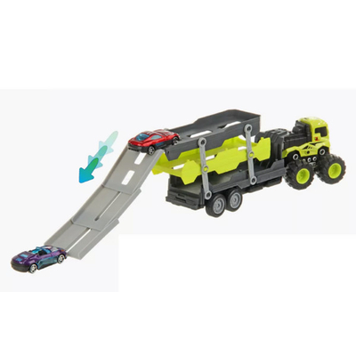 Σετ όχημα μεταφοράς αυτοκινήτων μεταλλικό - H5204-2 - 730176