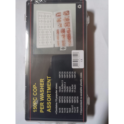 Σετ παξιμάδια πεταλούδα - 150pcs - 678177