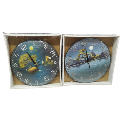 Ρολόι τοίχου - 831-1 - 283117 - Blue/Gold