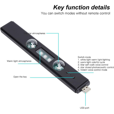 Επαναφορτιζόμενο φωτορυθμικό LED - 1109504/R - 110780