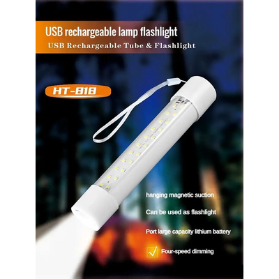 Επαναφορτιζόμενος σωλήνας φωτισμού LED με φακό - HT818 - 80W - 251476