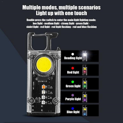 Πολυλειτουργικός φακός LED μπρελόκ - FA-G906 - 251506