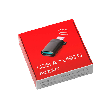 ΑΝΤΑΠΤΟΡΑΣ ΦΟΡΤΙΣΗΣ & ΣΥΓΧΡΟΝΙΣΜΟΥ USB-A>USB-C SMARTPHONE ESSENTIALS LAMPA - 1 ΤΕΜ.