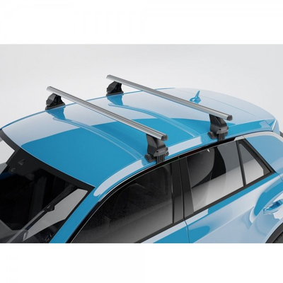 ΜΠΑΡΕΣ ΟΡΟΦΗΣ ΑΛΟΥΜΙΝΙΟΥ OMEGA LARGE 130 cm ΜΕ ΚΑΠΑΚΙΑ ΣΕ ΜΑΥΡΟ ΧΡΩΜΑ ΓΙΑ ΑΠΛΗ ΟΡΟΦΗ MENABO - 2 ΤΕΜ.