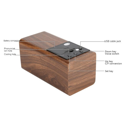 Ψηφιακό ρολόι - Ξυπνητήρι & Μολυβοθήκη - ET015-2 - 909429 - Beige