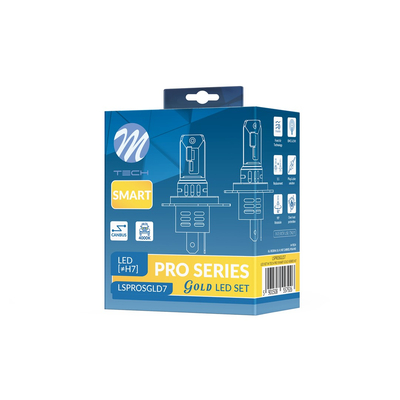 ΛΑΜΠEΣ LED H7 12V 4.000K 48W 4.800lm LED CANBUS CSP5730 PRO SMART SERIES  M-TECH - 2 ΤΕΜ.