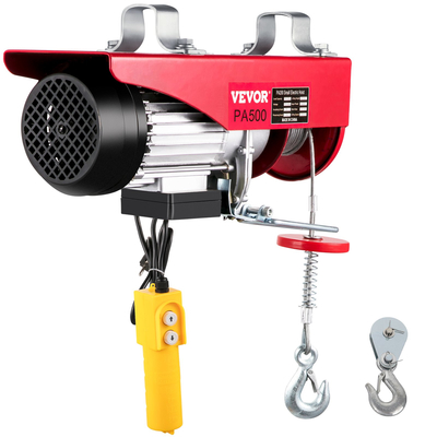 VEVOR Lift Electric Hoist 550Lbs/1100Lbs Electric Hoist 220V Overhead Crane Lift Electric Wire Hoist Τηλεχειριστήριο | VEVOR GR
