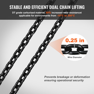 VEVOR Electric Chain Hoist Μονοφασικό ανυψωτικό γερανού 2200 lbs Φορτίο 20 ft Ανύψωση | VEVOR GR