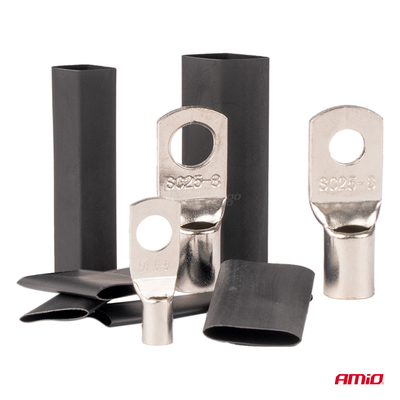 ΣΥΝΔΕΣΜΟΙ ΚΑΛΩΔΙΩΝ & ΘΕΡΜΟΣΥΣΤΕΛΛΟΜΕΝΟΙ ΣΩΛΗΝΕΣ ΣΕΤ ΔΙΑΦΟΡΑ ΜΕΓΕΘΗ AMIO - 140 τεμ.