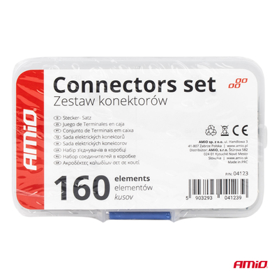 ΣΥΝΔΕΣΜΟΙ ΚΑΛΩΔΙΩΝ ΜΕΤΑΛΛΙΚΟΙ 3 ΜΕΓΕΘΗ (BN 1.25/BN 2/BN 5.5) AMIO - 160 τεμ.