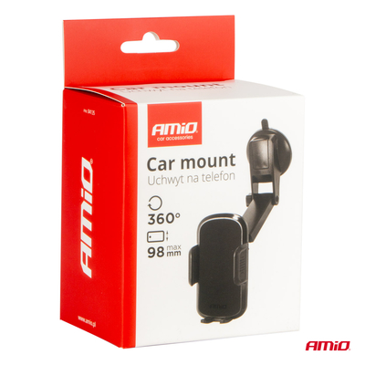 ΒΑΣΗ ΣΤΗΡΙΞΗΣ ΚΙΝΗΤΟΥ ΓΙΑ ΤΖΑΜΙ 360° ΜΕ ΡΥΘΜΙΖΟΜΕΝΟ ΜΠΡΑΤΣΟ AMIO - 1 τεμ.