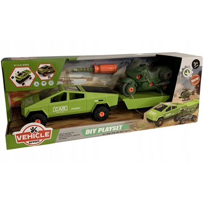 Σετ συναρμολογούμενα οχήματα με αξεσουάρ - 7654-B1C - 922306