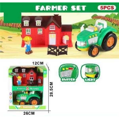 Σετ παιχνίδι Φάρμα με όχημα και αξεσουάρ - 500-723 - 5pcs - 922310