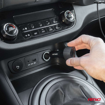 ΦΟΡΤΙΣΤΗΣ ΑΝΑΠΤΗΡΑ ΜΕ 4 ΘΥΡΕΣ 2xUSB-A+2xUSB-C 50W ΜΑΥΡΟ AMIO - 1 Τεμ.