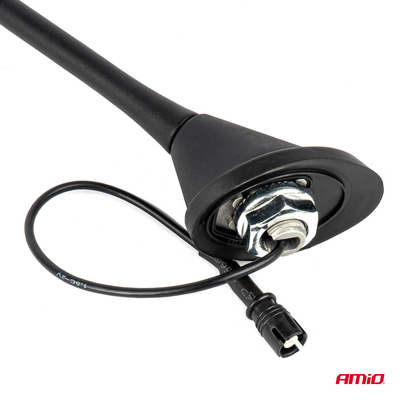 ΚΕΡΑΙΑ ΟΡΟΦΗΣ ANT11 45.4 cm ΜΕ ΚΑΛΩΔΙΟ 20cm ΚΑΙ ΦΙΣΑ RAKU-2 UNIVERSAL ΜΑΥΡΗ ΑΜΙΟ - 1 ΤΕΜ.