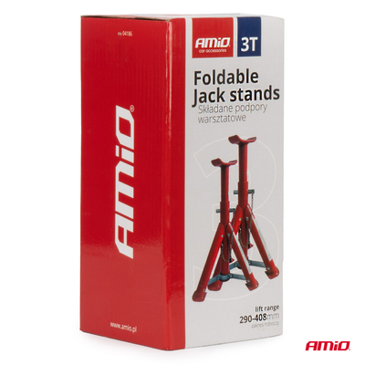 ΣΤΡΙΠΟΔΑ 3 ΕΠΙΠΕΔΩΝ 3 ΤΟΝΩΝ (3.000kg) ΥΨΟΥΣ 290-408mm ΑΜΙΟ - 2 ΤΕΜ.