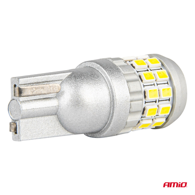 ΛΑΜΠΑΚΙΑ T10 W5W 12V/24V LED CAN-BUS 30xSMD 2016 ΛΕΥΚΟ 5500K ΑΜΙΟ - 2 ΤΕΜ.